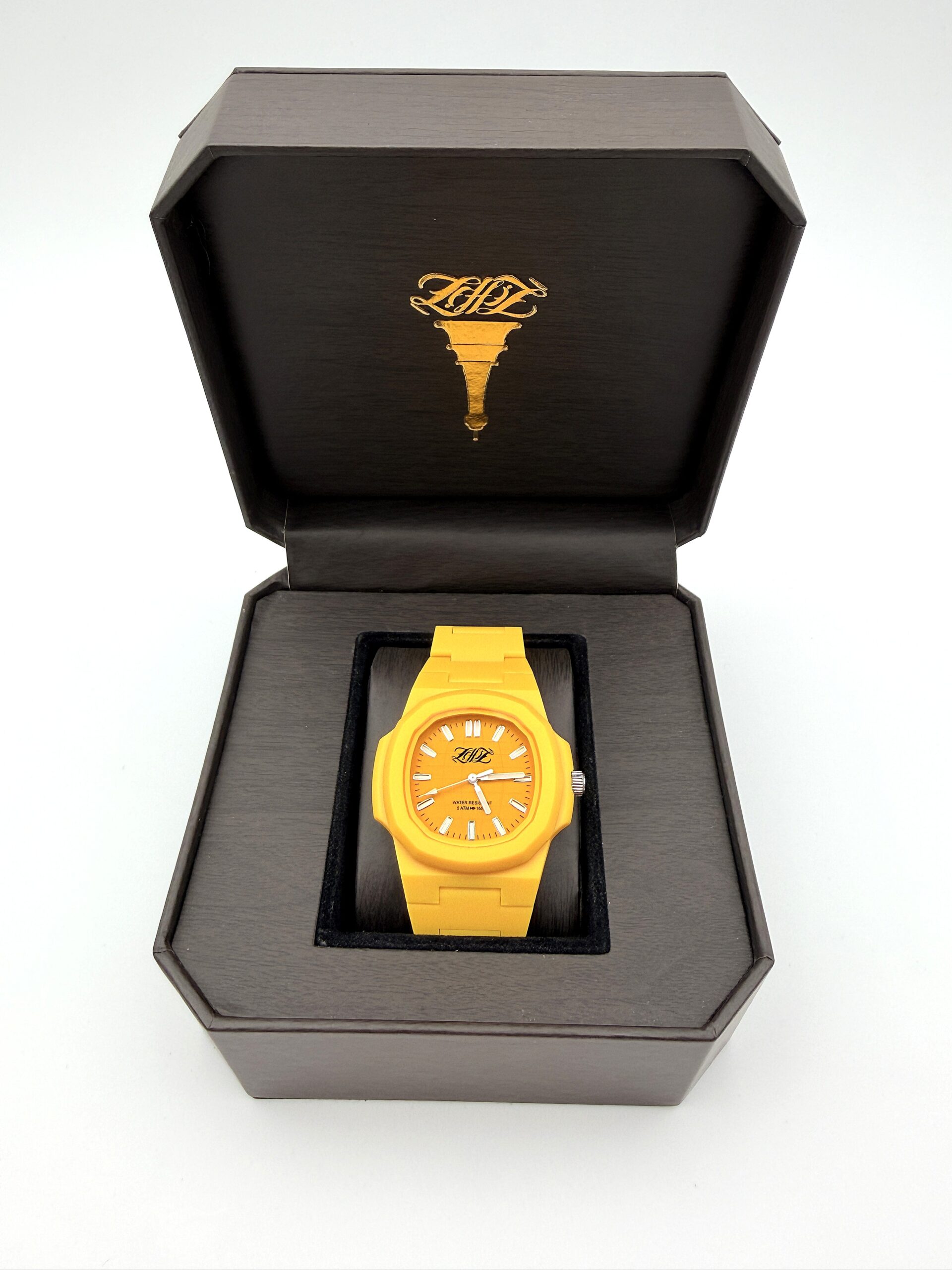 Leffiè orologio giallo 1