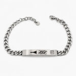 Bracciale Acciaio con Pietre